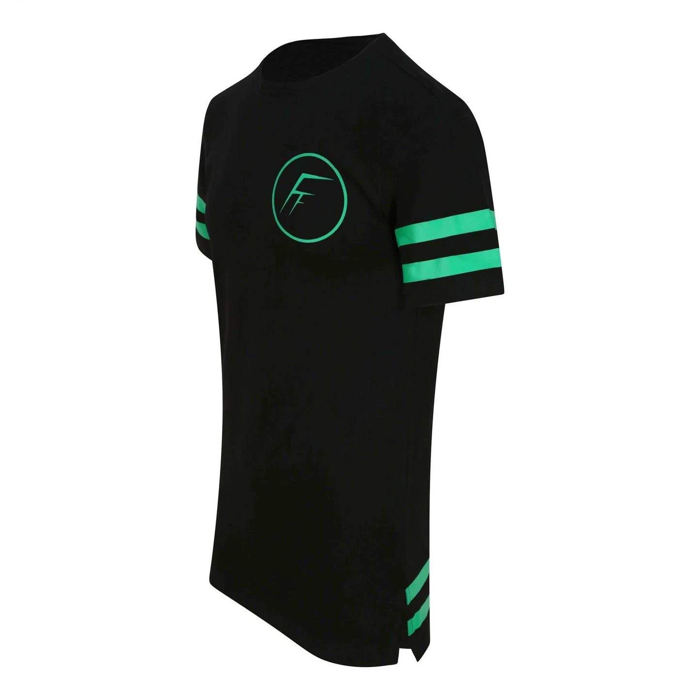 Banded Tee Black T. Shirt For Men - Formula Fashion